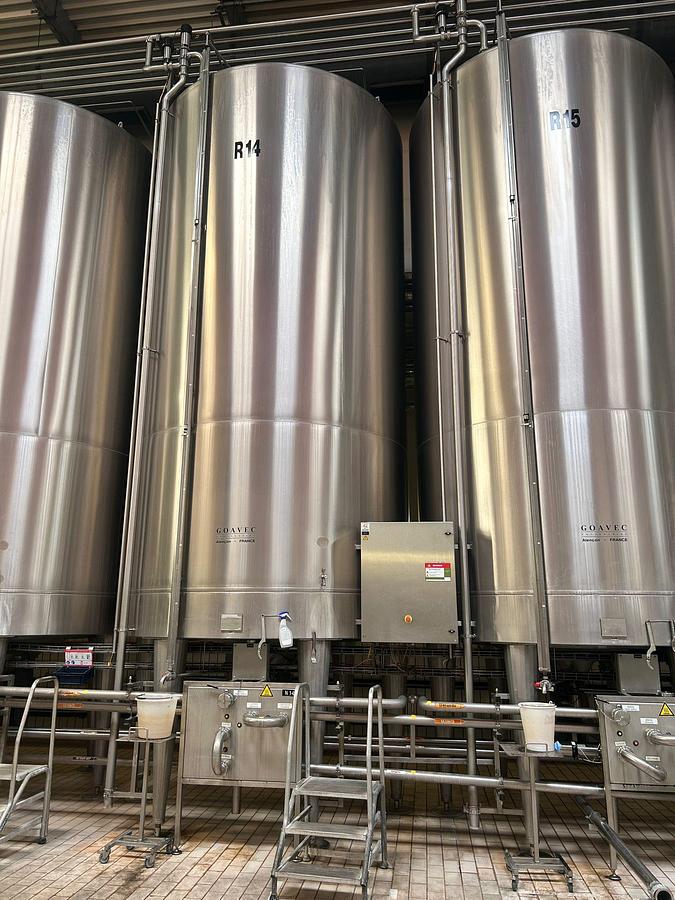 Used 40,000 Litre 316 Stainless Steel Jakceted Tanks with Agitation