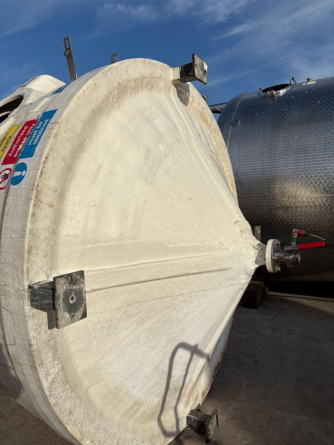 Used Forbes 15,000 Litre GRP Storage Tanks