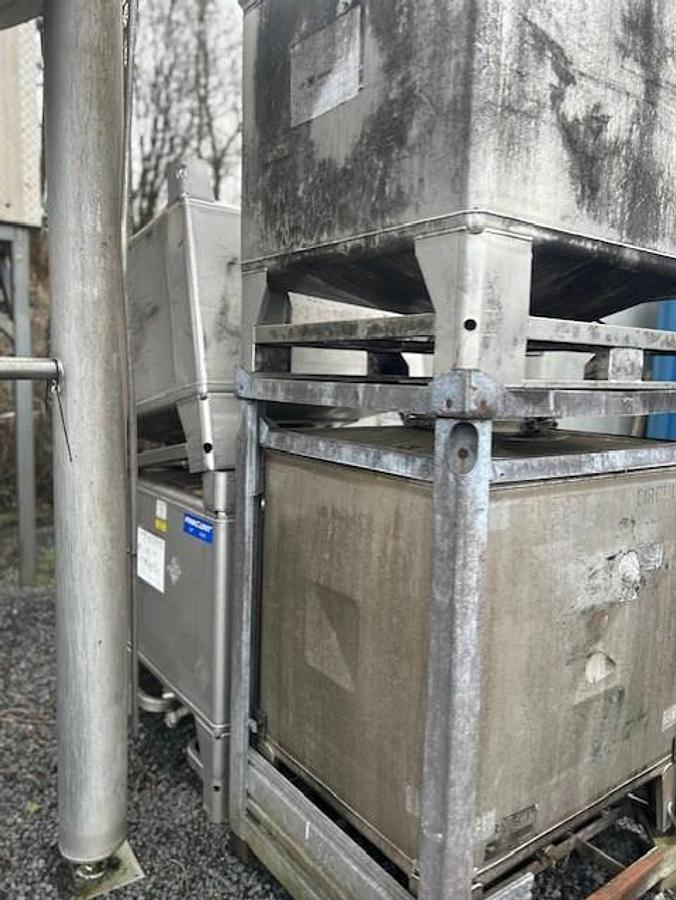 Used 50 x stainless steel IBC's