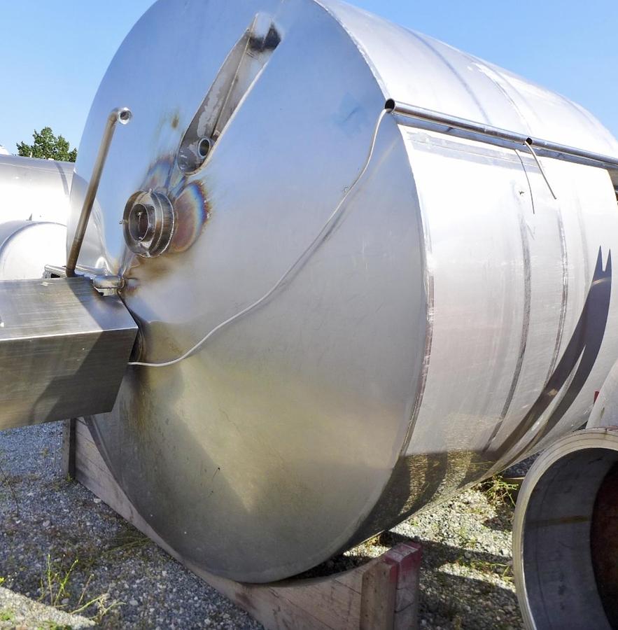 Used 14,000 Litre 304 Stainless Steel Mixing Tank