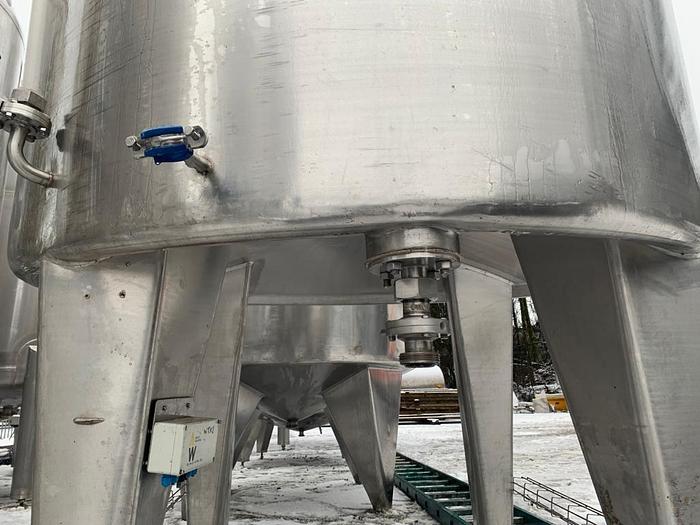Used 4,000 Litre 316 Stainless Steel Tank