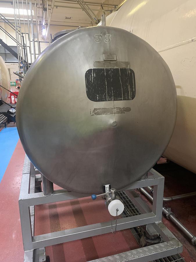 Used Used 1,300 Litre Stainless Steel Storage Tank / Process Vessel – 1300L