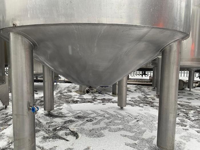 Used 4,400 Litre 316 Stainless Steel Tank