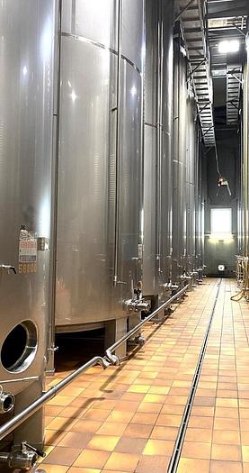 Used 58,000 Litre 316 Stainless Steel Storage Tanks