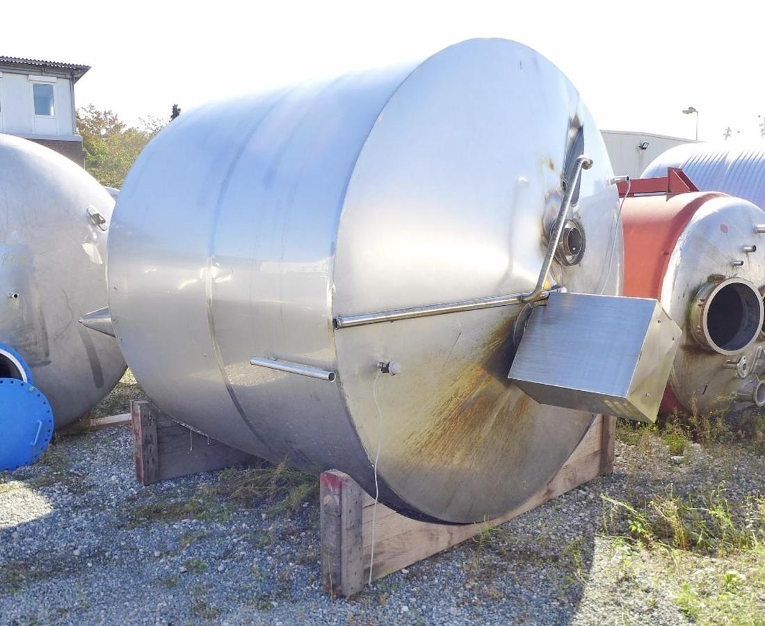 Used 14,000 Litre 304 Stainless Steel Mixing Tank