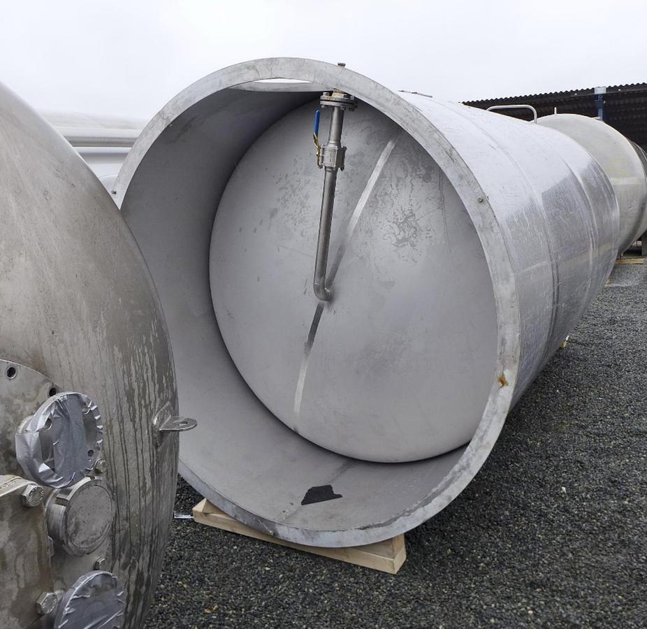 Used 11,000 Litre 316 Stainless Steel Storage Tanks