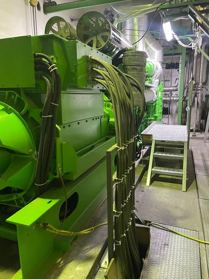 Used JENBACHER GAS POWERED GENERATOR