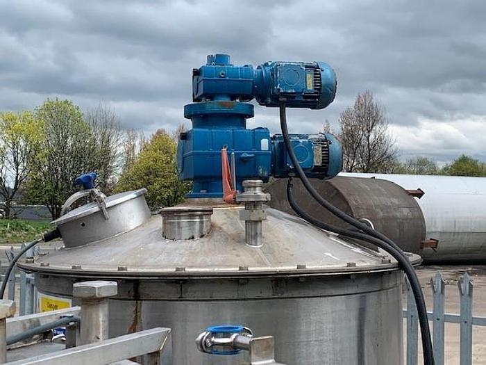 Used 1,700 Litre Stainless Steel Mixing Tank