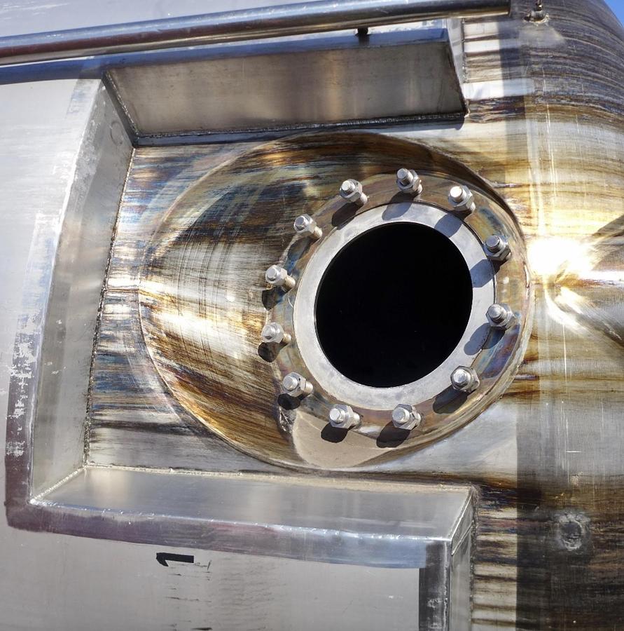 Used 14,000 Litre 304 Stainless Steel Mixing Tank