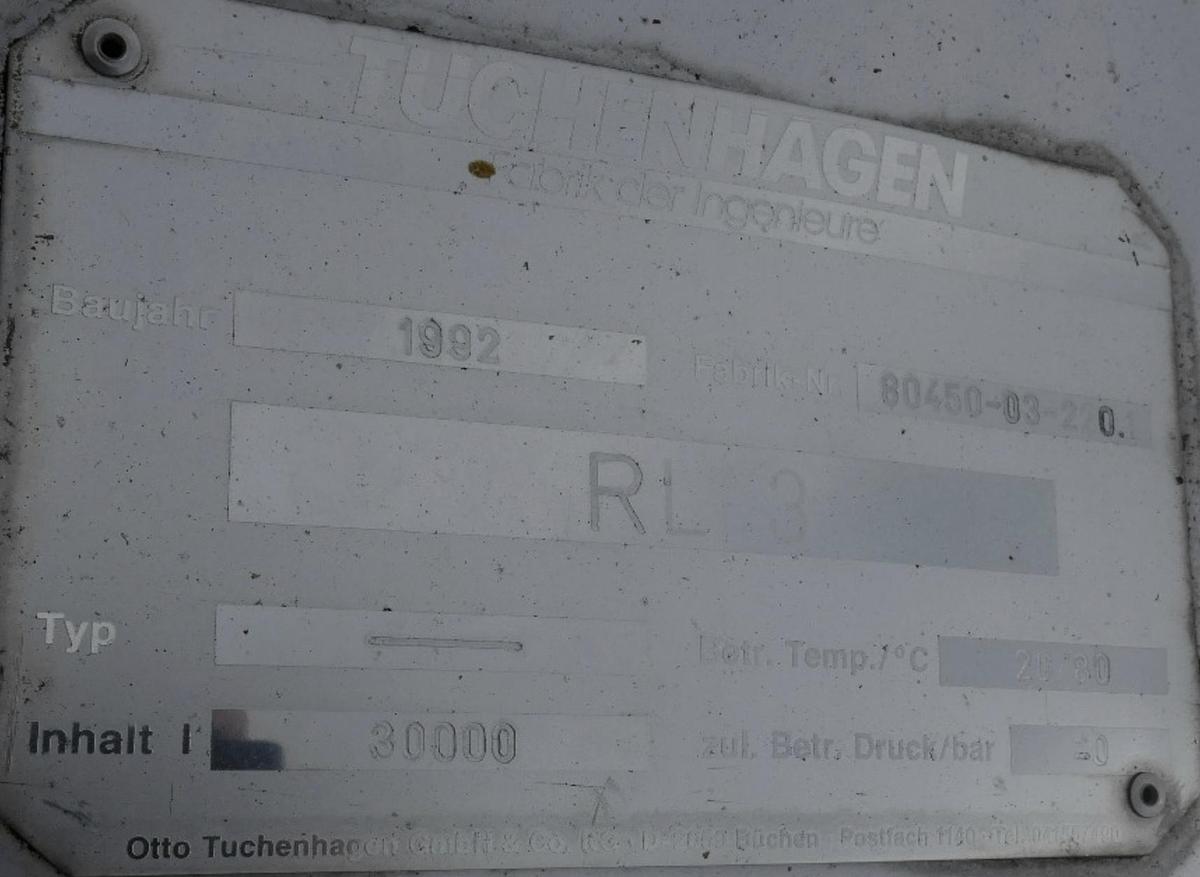 Used 30,000 Litre 304 Stainless Steel Insulated Storage Tank