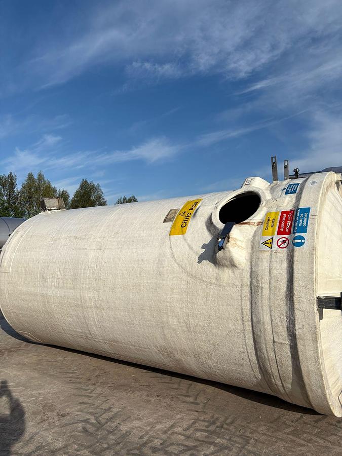 Used Forbes 15,000 Litre GRP Storage Tanks