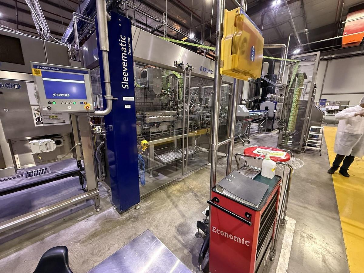 Used Used SIDEL PET Aseptic Filling Line for Sale – 36,000 BPH | Complete Non Carbonated Beverage Line