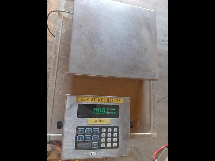 Used Scale, Platform, 14" x 12", GSE Scale, Mdl 550, S/st, B #S743333