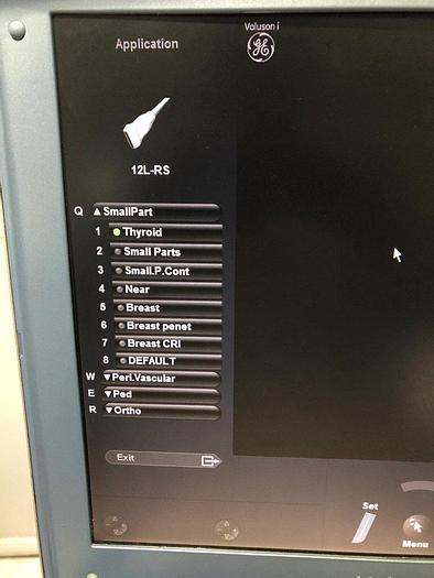 Gebraucht GE Voluson i BT14 tragbares Ultraschallsystem inklusiv Trolley mit 1 Sonde, ROM DVD