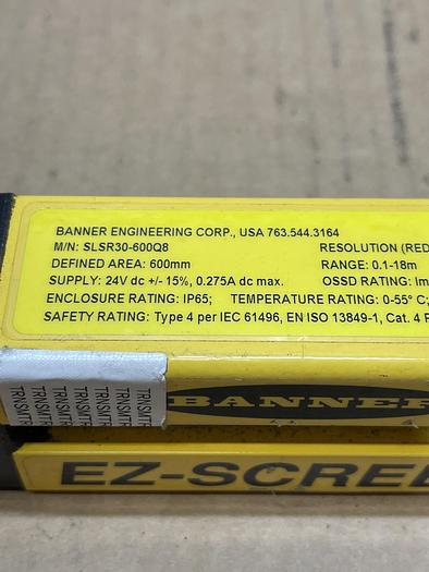 Used Banner SLSR30-600Q8