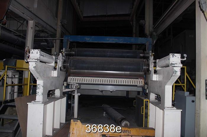 Used Rice Barton 102.5" Horizontal Track Reel, 36" Diameter Drum #36838