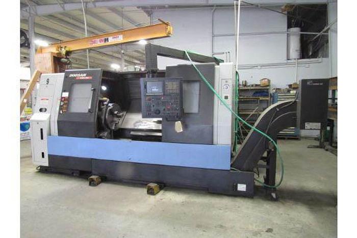 Used 2012 2012 Doosan Puma 400C CNC Turning Center Doosan Puma 400C