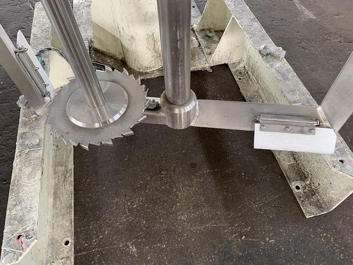 Used 200 GALLON ROSS MULTI-SHAFT MIXER - MODEL CDA-200 - S/S - VACUUM - JACKETED