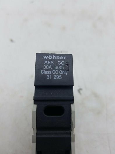 Used Wohner AES CC 30 Amp 600 V Fuse Holder