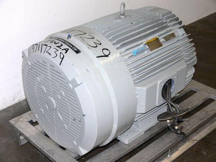 Used Baldor Reliance 150 HP Severe Duty Motor 1785 RPM 460V 3 Phase 445TS Frame