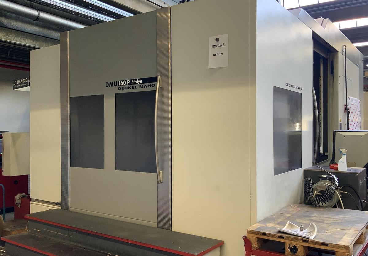Used DECKEL MAHO DMU 160 P hi-dyn – 5-Achsen-CNC-Universal-Bearbeitungszentrum