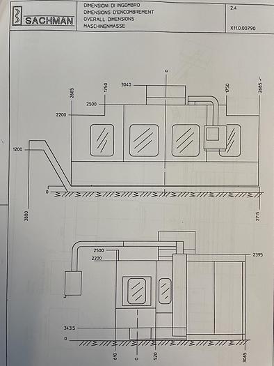 Used Bettfräsmaschine SACHMAN T10