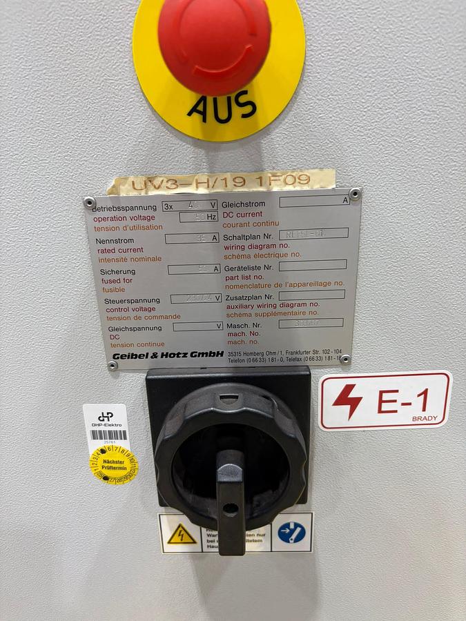 Used CNC Rundschleifmaschine Geibel & Hotz Baujahr 2012 Modell RS 2000 CM DS