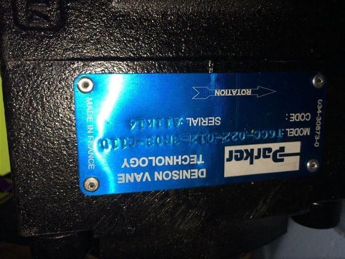 Used 0 Parker T6CC-022-012-3R03-R Double Pump