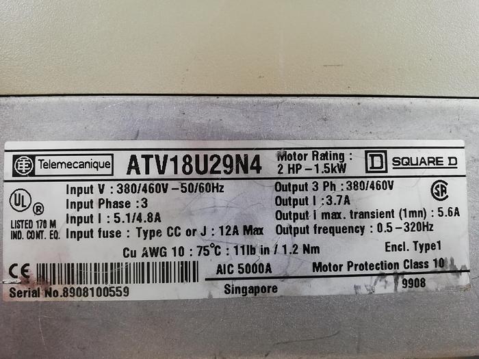 Used Telemecanique ALTIVAR 18