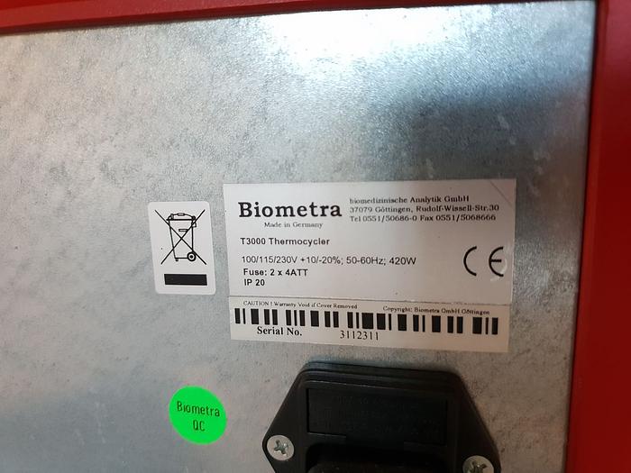 Used Biometra T3000 Thermal Cycler