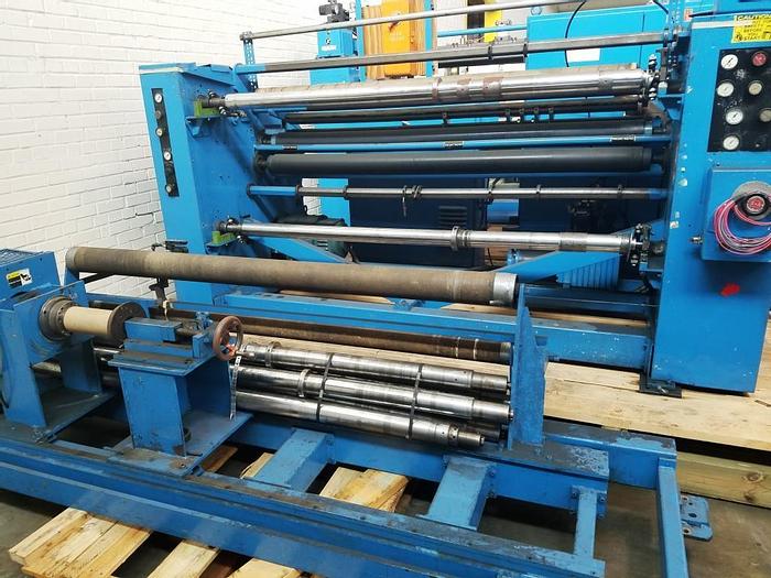 Used 72" ARROW DUPLEX SLITTER REWINDER SHAFTLESS UNWIND
