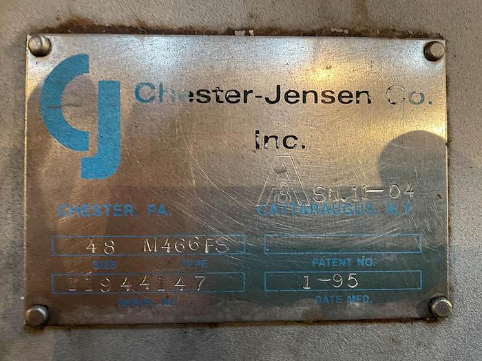 Used Chester Jensen Plate and Frame Heat Exchanger