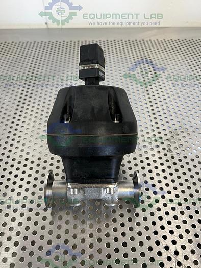 Used GEMU  1" Sanitary Fitting Diaphragm Valve w/  Position Indicator