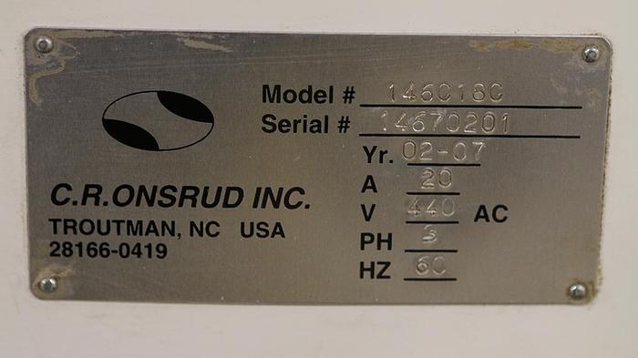 Used 2007 C.R. ONSRUD 146C18CD