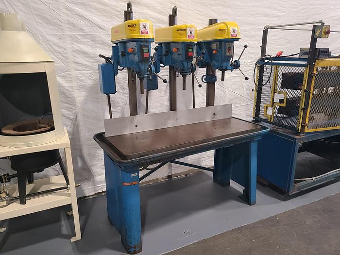 Used Triple Drill Press Table