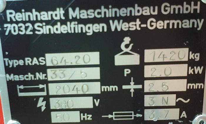 Gebraucht Motorische Schwenkbiegemaschine RAS 64.20
