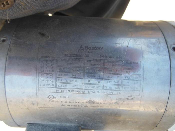 Used Pump, Moyno, 1/2 Hp, 2", S/st, Seepex, Size 5, #S742290