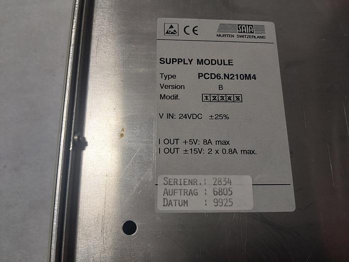 Power supply module, PCD6.N210M4, Saia,  neu