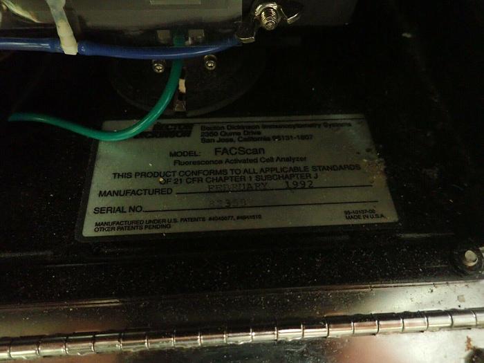 Used Becton Dickinson FACScan Automated Flow Cytometer