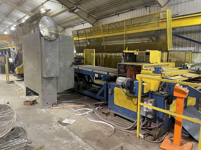 Used Bradbury "DOUBLE HIGH" & RAFTED ROLLFORMING LINE for AG Panel