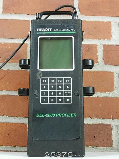 Used Beloit BEL-2000 Bel-2000 Profiler, With Test Block # D216 #25375