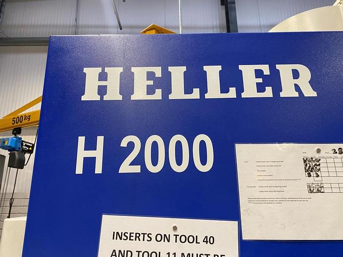 Used 2008 Heller H2000 Horizontal Machining Center