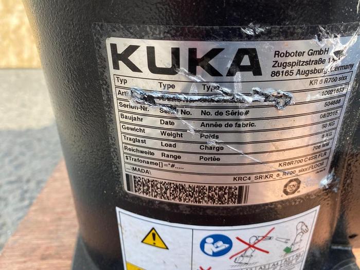 Used 2015 Kuka KR C4 + KR 6 R700 Sixx Robot