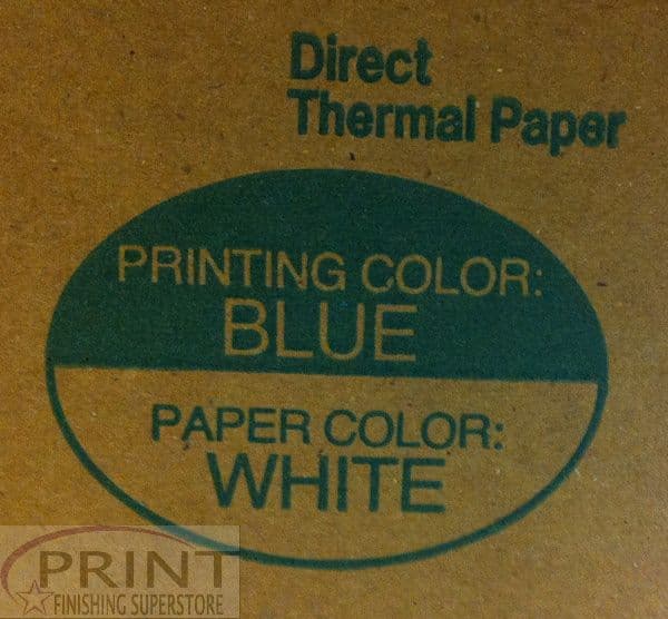 Fuji Varitronics Blue On White Direct Thermal Fuji Poster Printer Paper (DTP)  - 968610