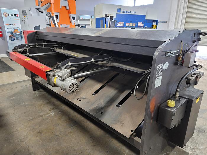 Used 1996 1/4" x 8' Amada M-2560 Mechanical Shear
