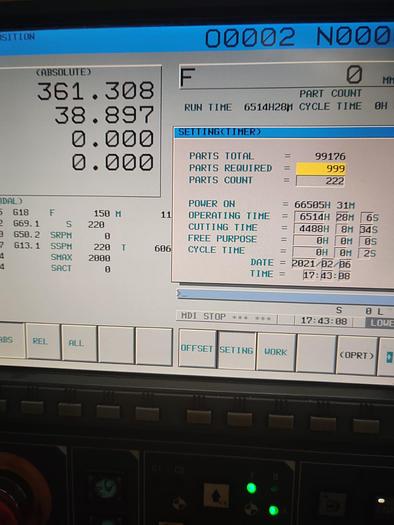 Used 2004 Daewoo  Puma MX2500ST Multi Axis Turning/Milling Center
