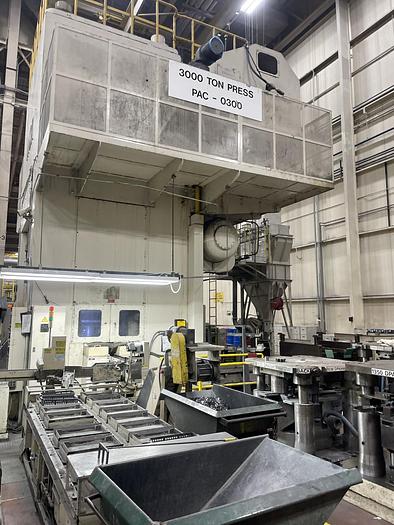 Used AIDA 3000 ton Knuckle Joint Stamping Press