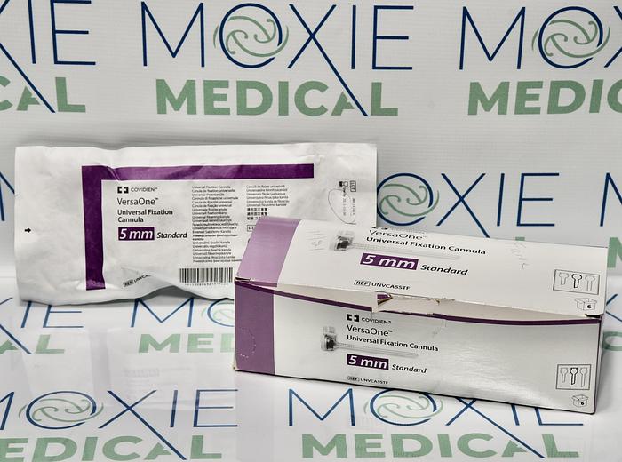 COVIDIEN UNVCA5STF, VERSAONE UNIVERSAL FIXATION CANNULA, 5MM STANDARD, 1 BOX OF 6 UNITS