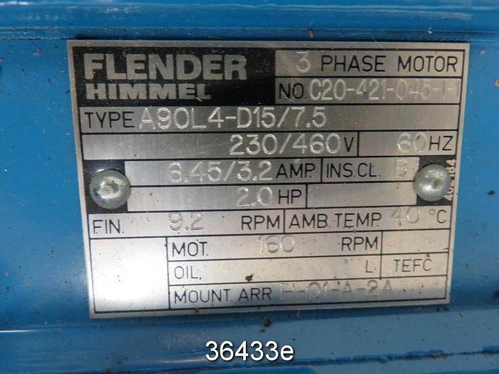 Used Flender Himmel FDA100 Gear Drive, 181.39/1 Ratio #36433