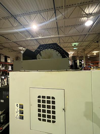 Used SAMSUNG MCV 50 VERTICAL MACHINING CENTER (X/Y/Z): 35.43" X 19.69" X 20.08" FANUC OiMD STK #104859